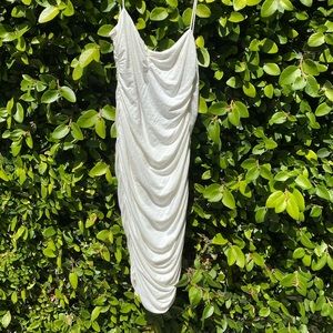 drappy but body con dress